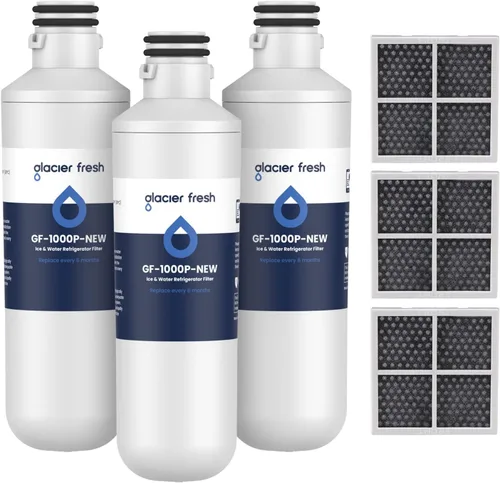 Vista 15 de GLACIER FRESH Filtro de agua LT1000PC de repuesto para refrigerador LG, compatible con LG LT1000P/PC/PCS, LT1000PC, LT-1000PC, MDJ64844601
