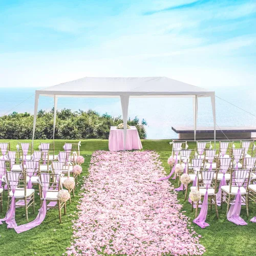 Vista 18 de Toldo de Gazebo para Exteriores, Carpa para Fiestas de Boda, Tienda de Refugio para Campamento, Refugio Instantáneo Comercial, Tienda Impermeable