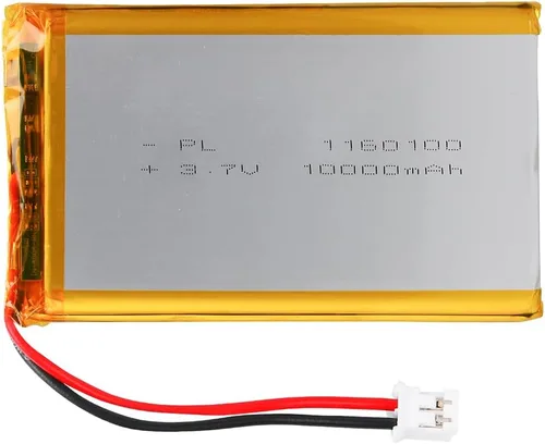 Vista 9 de 802030 Batería Lipo de 3.7V 400mAh 802030 Juego de Batería de Polímero de Litio Recargable con Conector JST PH2.0mm para Dispositivo Electrónico