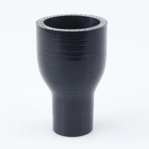Vista 65 de AC PERFORMANCE ID 4" a 3.75" (4.016 in a 3.740 in) Reductor recto, longitud 4" (100mm), 4 capas reforzadas, manguera universal de silicona pura Negro