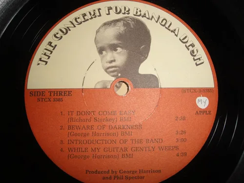 Vista 8 de The Concert For Bangla Desh, 3 Record Box Set w/Booklet from Apple Records STCX 3385 Vinyl Lp's EX George Harrison, Billy Preston, Leon Russell