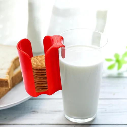 Vista 5 de Almacenamiento creativo para galletas, soporte de plástico reutilizable para galletas con 10 estantes, fácil de instalar, apto para lavavajillas