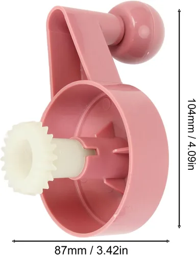 Vista 2 de Tissting Repuesto de mango para máquina de tejer para Sentro 48 agujas, manivela ligera para sombreros de lana, bufandas, calcetines, fácil