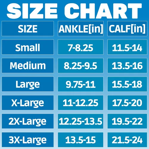 Vista 2 de ABSOLUTE SUPPORT (6 pares) fabricadas en Estados Unidos, medias de compresión altas a la rodilla para hombres de 20 a 30 mmHg Para circulación
