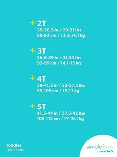 Vista 4 de Simple Joys by Carter's Toddler Girls' Short-Sleeve Shirts