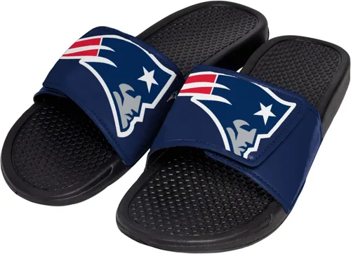 Vista 17 de FOCO mens NFL Team Cropped Big Logo Shower Sport Slide Flip Flop Sandals