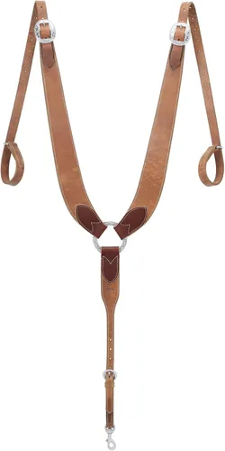 Vista 3 de Weaver Leather - Collar de pecho de cuero con arnés prémium