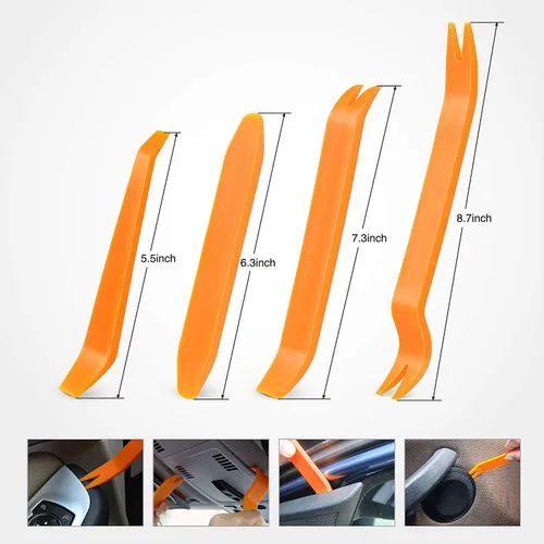 Vista 4 de Nilight - CL-86 635Pcs Car Push Retainer Clips-16 Most Popular Sizes Nylon Bumper Fender Rivets Kit with 10 Cable Ties and Fasteners Remover for