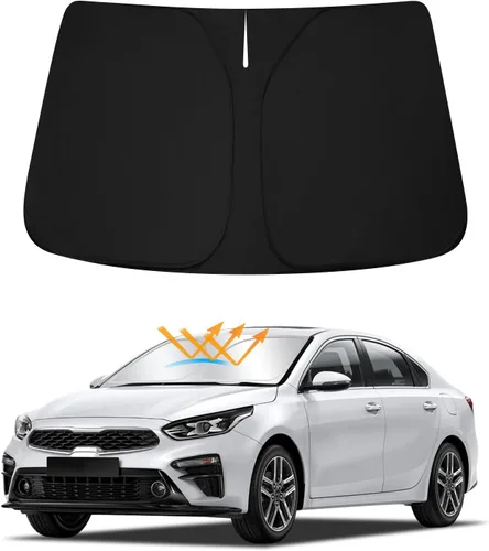 Vista 10 de D-Lumina Winshield - Parasol para To-yota Tundra 2007-2021, protector solar frontal plegable bloquea los rayos UV, parasol para ventana de camión