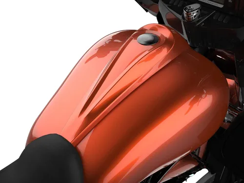 Vista 171 de Fundas de tanque estiradas para whisky ámbar con consola de tablero para Harley Touring Street Glide Road Glide 2014 2015 2016 2017 2018 2019 2020