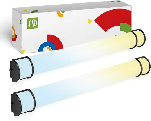 Vista 21 de ASD Lámpara LED de montaje en pared de 18 pulgadas, interruptor de 20 W, 120 V, 1500 lm, 3000 K/4000 K/5000 K, regulable, no parpadea, Energy Star