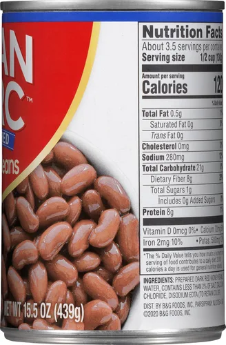 Vista 6 de Joan of Arc Frijoles rojos oscuros, 15.5 onzas (paquete de 12)