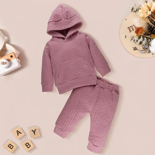 Vista 3 de NEOBELLA Ropa de bebé recién nacida de 0 a 18 meses de manga larga y pantalones con diadema, trajes de otoño e invierno