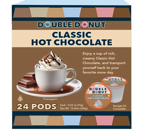 Vista 9 de Cápsulas de café con sabor a caramelo de doble dona, café de caramelo en cápsulas de café de una sola porción para las cafeteras Keurig K Cup