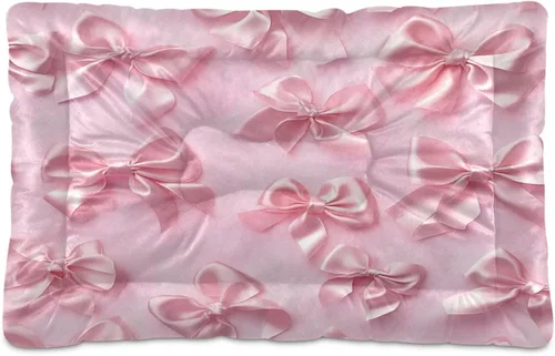 Vista 16 de Almohadilla de cama para mascotas con estampado de vaca 3D, tapete suave para cama de perro con parte inferior antideslizante, almohadilla de jaula