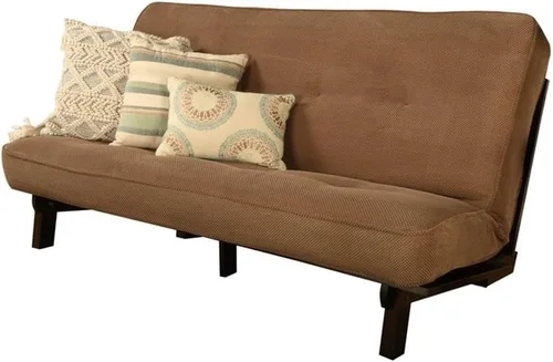 Vista 14 de Kodiak Furniture Carson - Marco de futón de madera tradicional de tamaño completo de 75 pulgadas, construcción de pino macizo, requiere montaje
