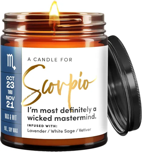 Vista 36 de Wax & Wit Regalos de cumpleaños número 30 para mujeres, velas de cumpleaños, perfumadas con burbujas de champán, ideas de regalo para 30 años, 9