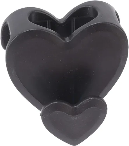 Vista 10 de Tyenaza Percha de ropa con forma de corazón negro, 12 piezas, gancho para ahorrar espacio, armario, armario, ropa, ahorro de espacio