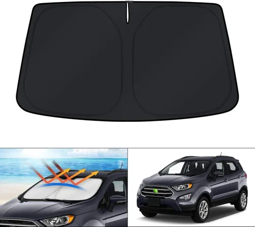 Vista 219 de KUST Parasol para parabrisas para BMW X1 F48 2016, 2017, 2018, 2019, 2020, 2021, 2022, accesorios de ajuste personalizado, parasol plegable