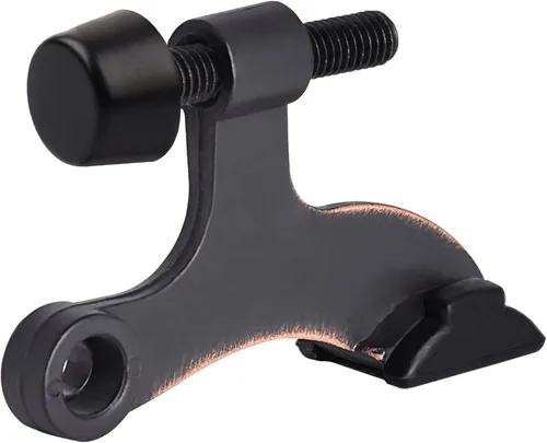 Vista 20 de HOMOTEK Paquete de 3 Topes de Puerta de Latón Antiguo con Pasador de Bisagra, Tope de Puerta Ajustable de Lujo Resistente de 2-1/2"x1-3/4