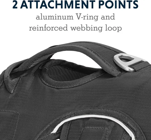 Vista 5 de Ruffwear - Arnés Web Master, soporte para perros, multiuso, para senderismo y carreras, servicio y trabajo, uso diario, S, gris, (Twilight Gray)