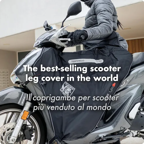 Vista 2 de Tucano Urbano Termoscud® R225 - Saco para scooter. Termoshield original con patente antialetas S.G.A.S. Construcción hermética de triple capa