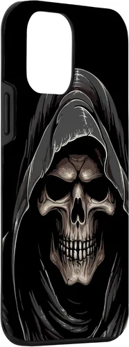 Vista 3 de Carcasa para iPhone 12 mini Skull Ghost Hood Grim Reaper