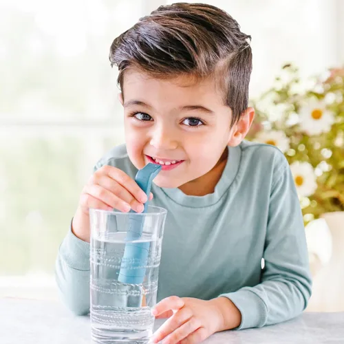 Vista 9 de HiccAway Pajita para el hipo - Detiene el hipo de forma natural y rápida - Como se vio en el programa Shark Tank - Alivio clínicamente probado