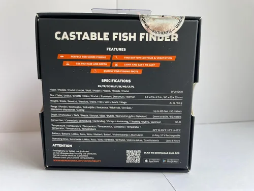 Vista 8 de Deeper Start Fish Finder - Portable and Depth Finder for Recreational Fishing from Dock, Shore, Bank or Kayak Castable Deeper Smart Sonar with