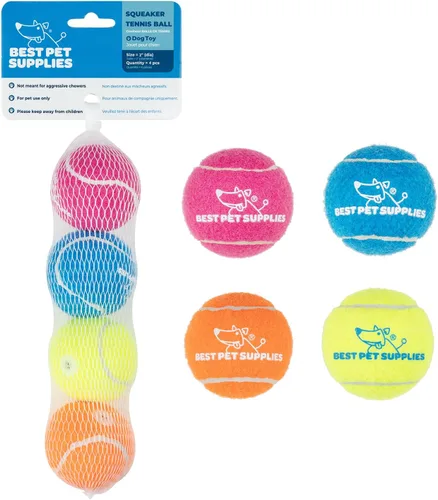 Vista 30 de Best Pet Supplies - Juguetes masticables interactivos y chirriantes para perros, juguetes ideales para perros que mastican, pequeños, medianos y Gris