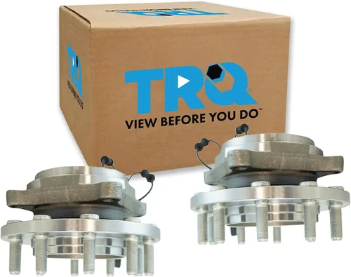 Vista 113 de TRQ Par de conjunto de cubo de cojinete de rueda delantera izquierda derecha, 2 piezas compatible con Lexus GX460 2003-2009 GX470 2003-2023 Toyota