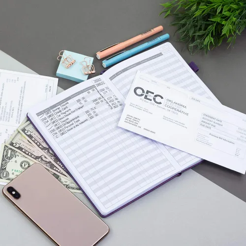 Vista 4 de Clever Fox Registro de cheques Registro de chequera de lujo con registros de cheques y transacciones, folletos de registro de cuentas bancarias