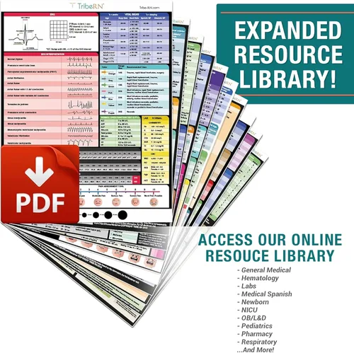 Vista 6 de BadgeGuru - Tarjetas de referencia de insignia de enfermería, 33 tarjetas de identificación de enfermera de doble cara, 66 hojas de trucos