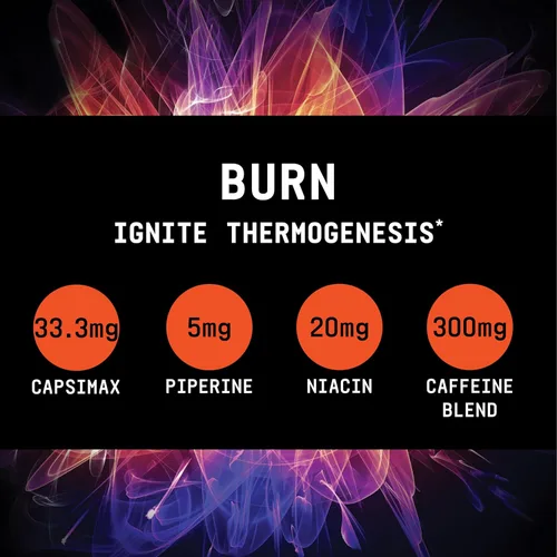 Vista 6 de BEYOND RAW Burn MF Fórmula metabólica, activador térmico, apoya la energía y la concentración 90