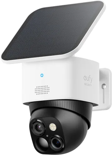 Vista 8 de eufy Security SoloCam S340 Kit de 2 cámaras (HomeBase S380), cámara de seguridad solar, cámara inalámbrica para exteriores, panorámica e inclinación