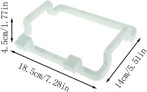 Vista 2 de Estante de almacenamiento para bolsas de basura colgables, sin perforaciones, accesorios de cocina portátiles (beige)