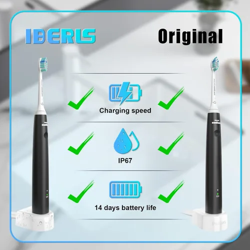 Vista 7 de Base de cargador compatible con cepillo de dientes eléctrico Philips Sonicare Series 4100, 1100, 5100, 5300, 6100, 6500, cargador de repuesto