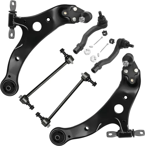 Vista 238 de Detroit Axle - Kit de extremo delantero RWD para Chrysler 300 Dodge Charge Challenger 2011-2019, 2 brazos de control inferiores traseros 2 rótulas