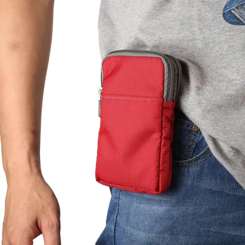 Vista 9 de Bolsa vertical de cintura para teléfono celular, funda de hombro para teléfono celular, bolsa de mensajero de hombro para teléfono celular