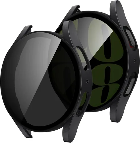 Vista 30 de Tensea [Paquete de 2]: Funda protectora de pantalla para Samsung Galaxy Watch FE 2024/5 2022/4 2021, accesorios de 1.57 pulgadas, cubierta