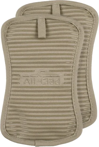 Vista 18 de All-Clad Soporte para ollas y almohadilla caliente: resistente al calor hasta 500 grados, 100% algodón, almohadilla caliente de 10 x 6.25 pulgadas