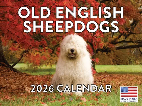 Vista 27 de Calendario Akita 2026 mensual de pared de 12 meses, fabricado en Estados Unidos