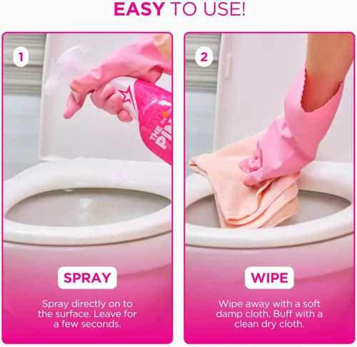 Vista 11 de Stardrops - The Pink Stuff - Pasta de limpieza The Miracle, spray multiusos y espuma de baño, paquete de 3