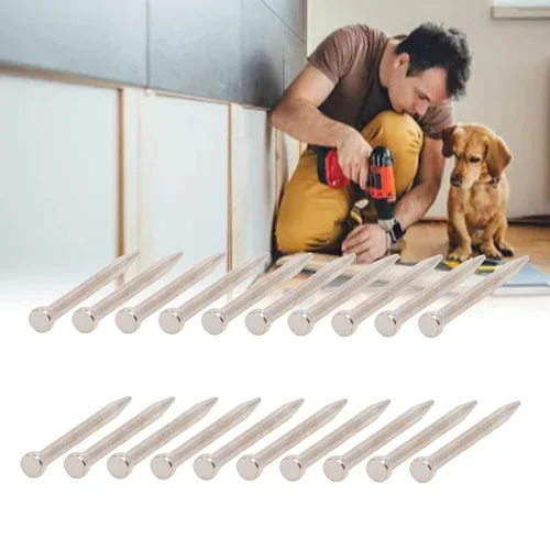 Vista 5 de Kadimendium Puntas de perforación central, juego de 20 unidades de punzón central de acero aleado resistente al desgaste, juego de 20