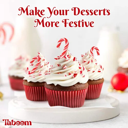 Vista 5 de Mini bastones de caramelo envueltos individualmente, paquete de 100 unidades – Bastones de caramelo de menta pequeños sin tintes, caramelos