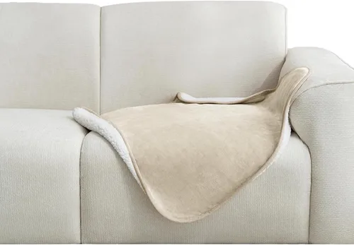 Vista 55 de gogobunny - Manta impermeable y reversible de vellón Sherpa para perro, cachorro, gato; protege la cama, el sofá y el sillón de líquido, orina