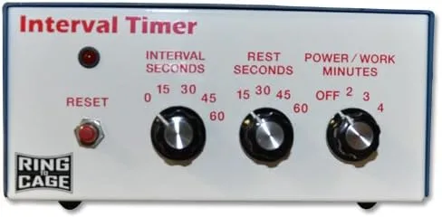 Vista 2 de Temporizador de gimnasio a intervalos sin luces para Muay Thai, MMA, Kickboxing, Boxeo, Artes Marciales
