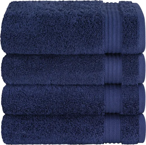 Vista 316 de Cotton Paradise 100% Cotton Turkish Washcloth Set for Bathroom, 4 Piece Soft Absorbent Small Hand Face Towels Wash Rags, Lilac