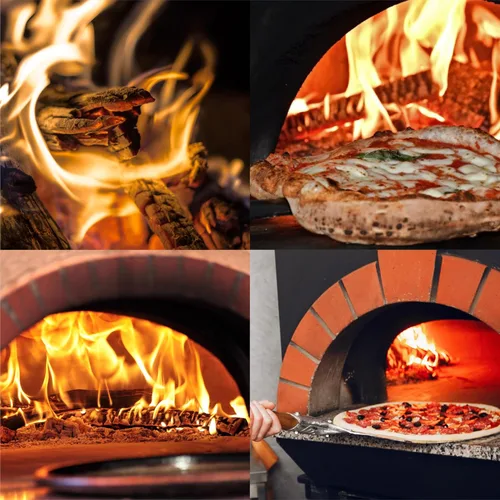 Vista 5 de Pizza Stix - Estufa para horno de pizza de madera, 6 pulgadas, 100% madera de roble seca al horno, ideal para: cocinar pizza, asar a la parrilla