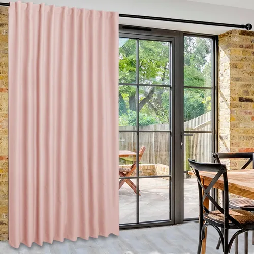 Vista 30 de DWCN Cortinas para puerta corrediza de patio - Cortinas extra anchas para puerta de vidrio, panel de cortina divisora de habitación con privacidad